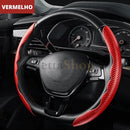 VOLTCARBON™ Capa Antiderrapante de Volante Universal + Capa Protetora Universal de Metal para Freio de Mão !