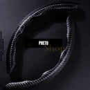 VOLTCARBON™ Capa Antiderrapante de Volante Universal + Capa Protetora Universal de Metal para Freio de Mão !