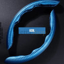 VOLTCARBON™ Capa Antiderrapante de Volante Universal + Capa Protetora Universal de Metal para Freio de Mão !
