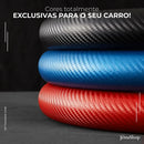 VOLTCARBON™ Capa Antiderrapante de Volante Universal + Capa Protetora Universal de Metal para Freio de Mão !