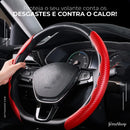 VOLTCARBON™ Capa Antiderrapante de Volante Universal + Capa Protetora Universal de Metal para Freio de Mão !